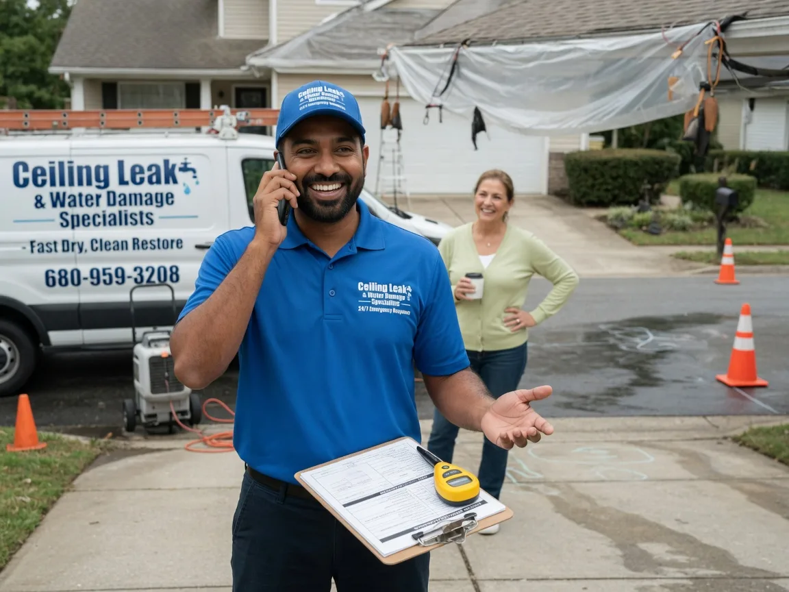 Ceiling Leak Cleanup Lynnville, IN FAQs